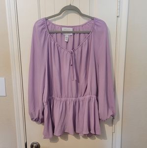 Lavender Blouse